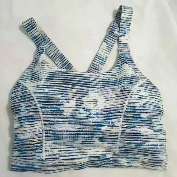 Lululemon Pure Practice Bra Blurry Belle Multi - Picture 2 of 8